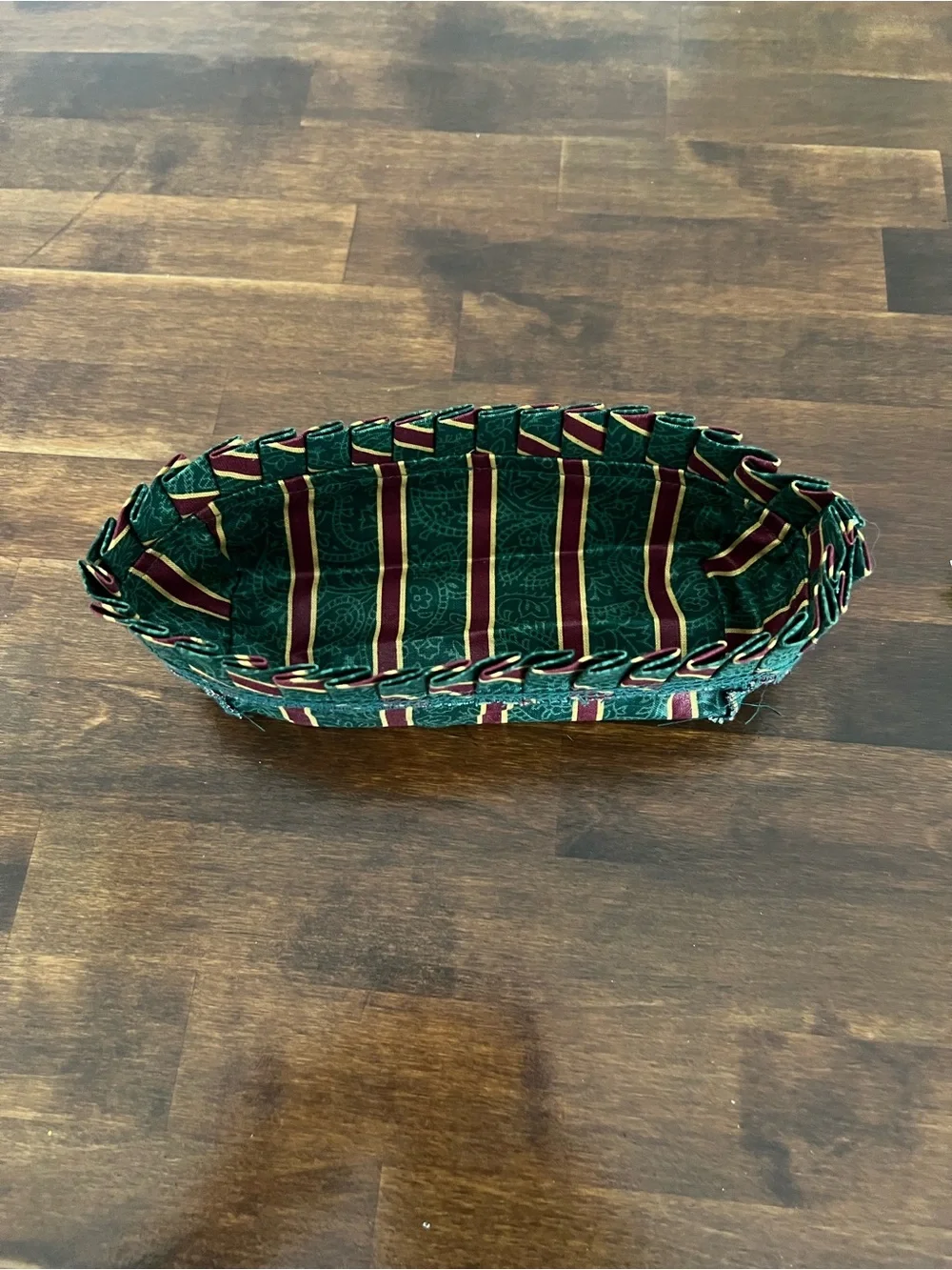 Longaberger Imperial Striped Fabric Liner for Lavender Basket
